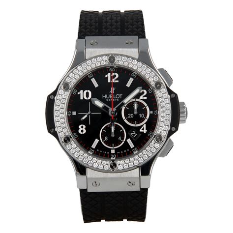 hublot chronograph with diamond bezel|Buy and Sell Pre Owned Luxury Watches .